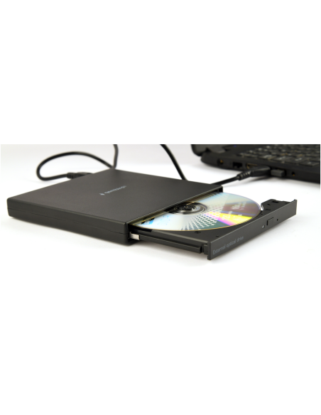 Gembird DVD-USB-04 unidad de disco óptico DVD±RW Negro