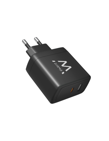 Ewent EW1330 cargador de dispositivo móvil Universal Negro Corriente alterna Carga rápida Interior