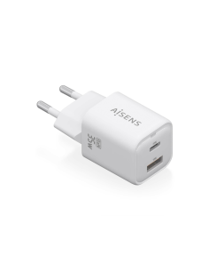 AISENS ASCH-35W2P024-W cargador de dispositivo móvil Universal Corriente alterna Carga rápida Interior