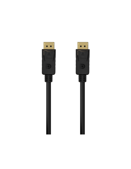 AISENS Cable DISPLAYPORT V1.2 4K@60Hz, DP/M-DP/M, Negro,1.5M