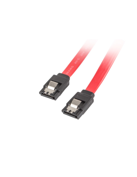 Lanberg CA-SASA-14CU-0050-R cable de SATA 0,5 m SATA 7-pin Rojo
