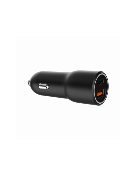Gembird TA-UC-AC2PDQC38-CAR-01 cargador de dispositivo móvil Universal Negro Encendedor de cigarrillos Carga rápida Auto