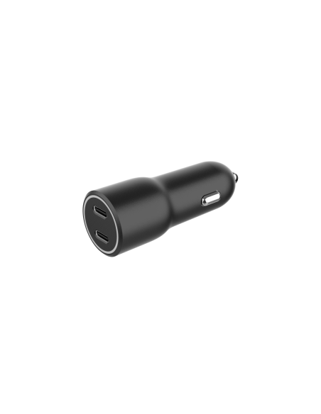 Gembird TA-UC-C2PD40-CAR-01 cargador de dispositivo móvil Universal Negro Encendedor de cigarrillos Carga rápida Auto