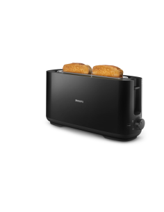 Philips Daily Collection HD2590/90 Tostadora - ranura larga, negro