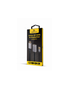 Gembird A-HDMIM-DPF-02 adaptador de cable de vídeo 0,1 m HDMI tipo A (Estándar) DisplayPort Negro