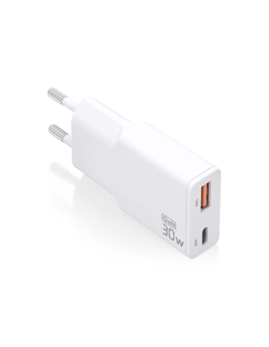 AISENS ASCH-30W2P046-W cargador de dispositivo móvil Cámara digital, MP3, MP4, Teléfono móvil, Navegante, Portátil, Consola de j