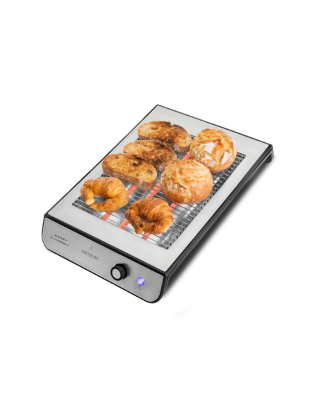 Cecotec Turbo EasyToast Inox 6 900 W Negro, Plata