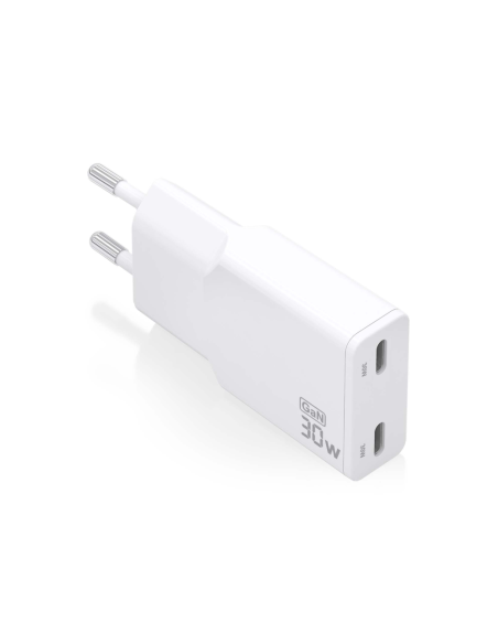 AISENS ASCH-30W2P048-W cargador de dispositivo móvil Cámara digital, MP3, MP4, Teléfono móvil, Navegante, Portátil, Consola de j