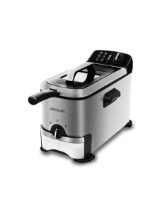 Cecotec CleanFry Infinity 3000 ProFilter Sencillo 3 L 2400 W Freidora Negro, Acero inoxidable