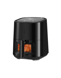 SILVER Praga IP390ATL Sencillo 4 L Independiente 1400 W Freidora de aire caliente Negro
