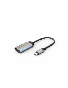 HYPER HD425A adaptador de cable de vídeo USB Tipo C HDMI Acero inoxidable