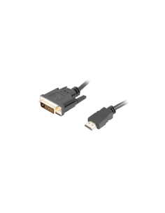 Lanberg CA-HDDV-20CU-0018-BK adaptador de cable de vídeo 1,8 m HDMI tipo A (Estándar) DVI-D Negro