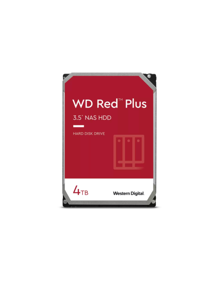 Western Digital Red Plus disco duro interno 4 TB 5400 RPM 256 MB 3.5" Serial ATA III