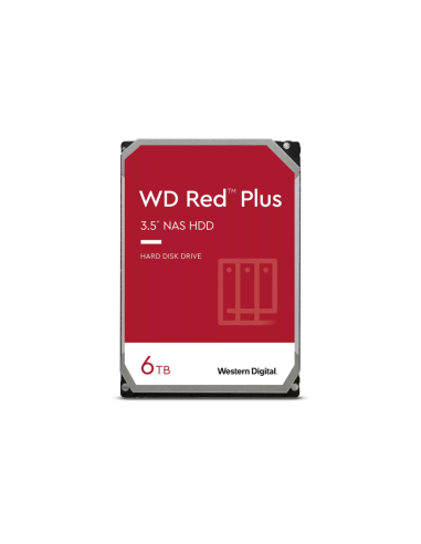 Western Digital Red Plus disco duro interno 6 TB 5400 RPM 256 MB 3.5" Serial ATA III