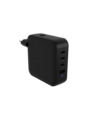 HYPER HJ1002BKWWGL cargador de dispositivo móvil Portátil, Smartphone, Tableta Negro Corriente alterna Carga rápida Interior