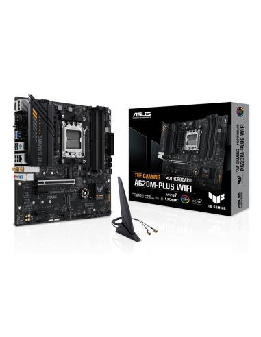 ASUS TUF GAMING A620M-PLUS WIFI AMD A620 Zócalo AM5 micro ATX