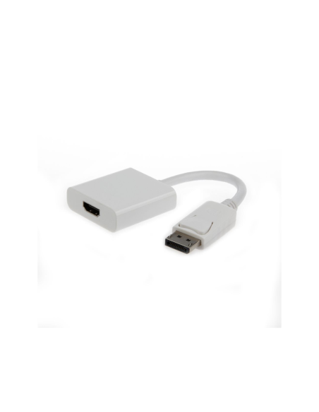 Gembird A-DPM-HDMIF-002-W adaptador de cable de vídeo 0,1 m DisplayPort HDMI tipo A (Estándar) Blanco