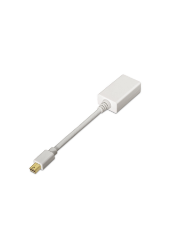 AISENS A125-0138 adaptador de cable de vídeo 0,15 m Mini DisplayPort HDMI Blanco