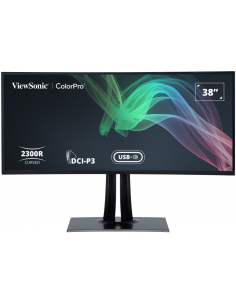 Viewsonic VP3881A pantalla para PC 96,5 cm (38") 3840 x 1600 Pixeles Quad HD+ LED Negro 2
