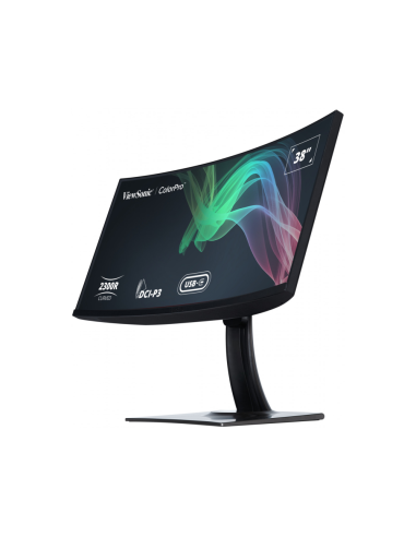 Viewsonic VP3881A pantalla para PC 96,5 cm (38") 3840 x 1600 Pixeles Quad HD+ LED Negro