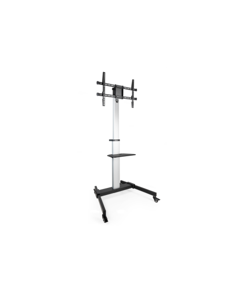 TooQ Hera Soporte de Suelo de Aluminio con Ruedas para Pantalla 37"-86"