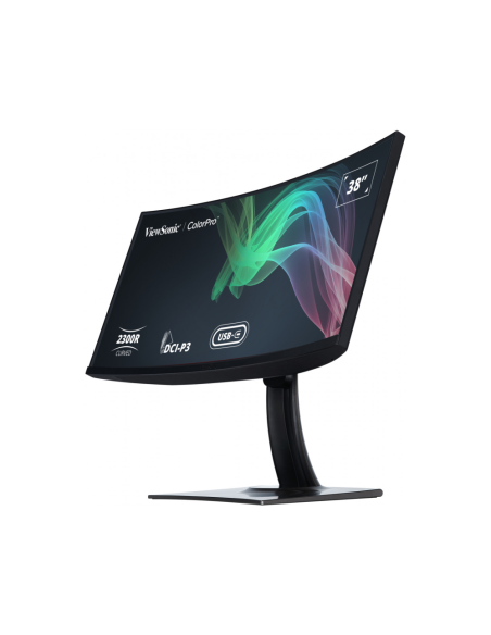 Viewsonic VP3881A pantalla para PC 96,5 cm (38") 3840 x 1600 Pixeles Quad HD+ LED Negro