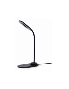 Gembird TA-WPC10-LED-01 cargador de dispositivo móvil Smartphone Negro CC Cargador inalámbrico Interior