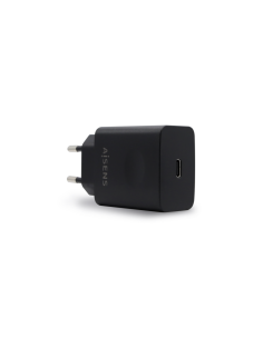 AISENS Cargador USB-C PD 3.0 1 Puerto 1x USB-C 20 W, Negro
