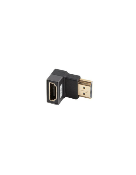 Lanberg AD-HDMI-07 adaptador de cable de vídeo HDMI tipo A (Estándar) Negro, Plata