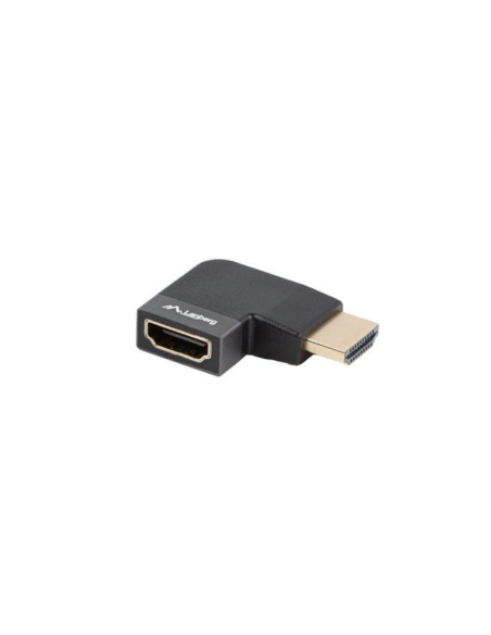 Lanberg AD-HDMI-10 adaptador de cable de vídeo HDMI tipo A (Estándar) Negro, Plata