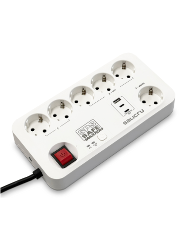 Salicru SPS SAFE MASTER+ Blanco 6 salidas AC 230 V 1,4 m