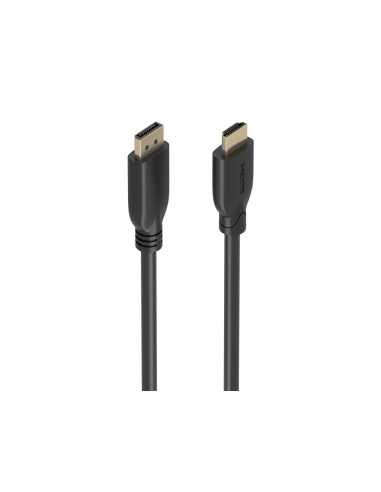 AISENS A125-0920 adaptador de cable de vídeo 5 m DisplayPort HDMI Negro