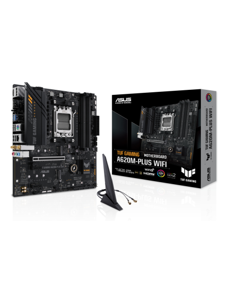 ASUS TUF GAMING A620M-PLUS WIFI AMD A620 Zócalo AM5 micro ATX