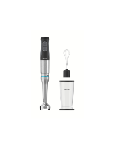 Cecotec 03960 licuadora Batidora de inmersión 1200 W Negro, Acero inoxidable