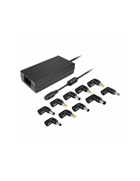 Leotec LENCSHOME120 cargador de dispositivo móvil Portátil Negro Corriente alterna Interior