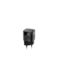 TooQ TQWC-PD20 cargador de dispositivo móvil Universal Negro Corriente alterna Carga rápida Interior