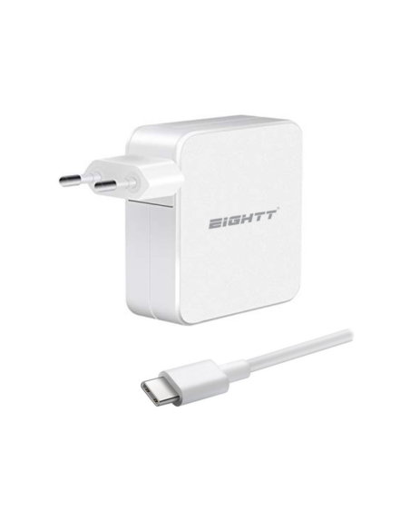 Eightt EC65 cargador de dispositivo móvil Universal Blanco Corriente alterna Carga rápida Interior