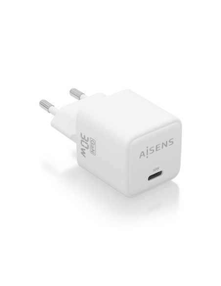 AISENS ASCH-30W1P035-W cargador de dispositivo móvil Universal Corriente alterna Carga rápida Interior