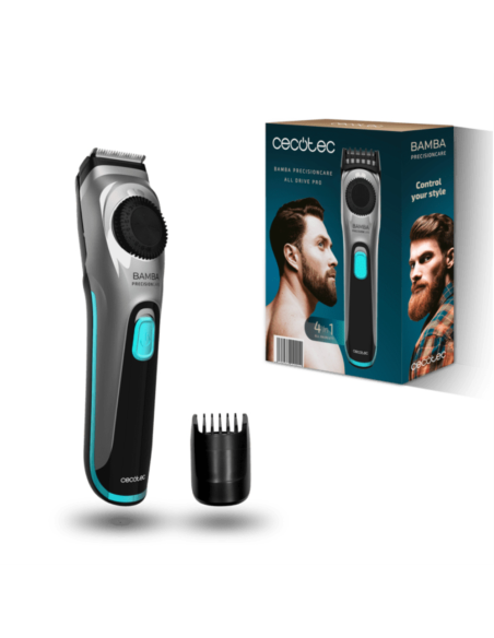 Cecotec Bamba PrecisionCare AllDrive Pro Negro, Plata Ión de litio