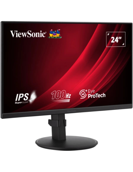 Viewsonic VA VA2408-HDJ pantalla para PC 61 cm (24") 1920 x 1080 Pixeles Full HD LED Negro