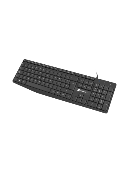 NATEC NKL-1948 teclado Universal USB QWERTY Español Negro