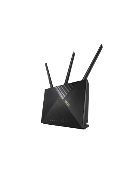 ASUS 4G-AX56 router inalámbrico Gigabit Ethernet Doble banda (2,4 GHz / 5 GHz) Negro