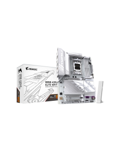 GIGABYTE B850 AORUS ELITE WIFI7 ICE Placa Base - Procesadores AMD Ryzen Serie 9000, VRM digital de 14+2+2 fases, hasta 8200MHz D