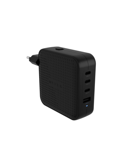 HYPER HJ1002BKWWGL cargador de dispositivo móvil Portátil, Smartphone, Tableta Negro Corriente alterna Carga rápida Interior