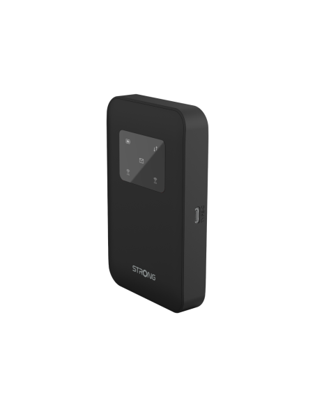 Strong 4G+ LTE MiFi Hotspot Router Wi-Fi 900 router inalámbrico Doble banda (2,4 GHz / 5 GHz) Negro