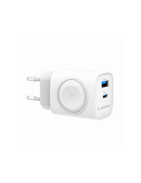 Gembird TA-UC-PDQCW20-01-W cargador de dispositivo móvil Universal Blanco Corriente alterna Carga rápida Interior