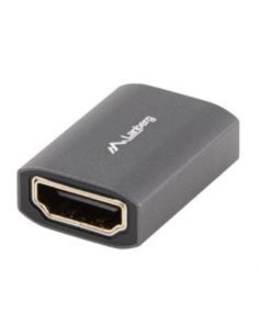 Lanberg AD-HDMI-02 cambiador de género para cable HDMI-A female 2.1 Plata