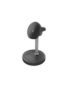 AISENS ASCH-15W3WC066-BK cargador de dispositivo móvil Auriculares, Smartphone, Reloj inteligente Cargador inalámbrico Interior