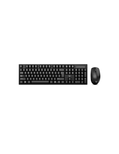 Ewent EW3281 teclado Ratón incluido Universal RF inalámbrico QWERTY Español Negro
