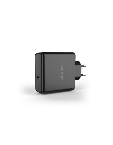 AISENS Cargador PD3.0 QC3.0 1 Puerto 1xUSB-C 60W, Negro
